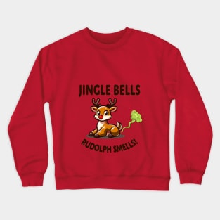 Jingle Bells Rudolph Smells Crewneck Sweatshirt